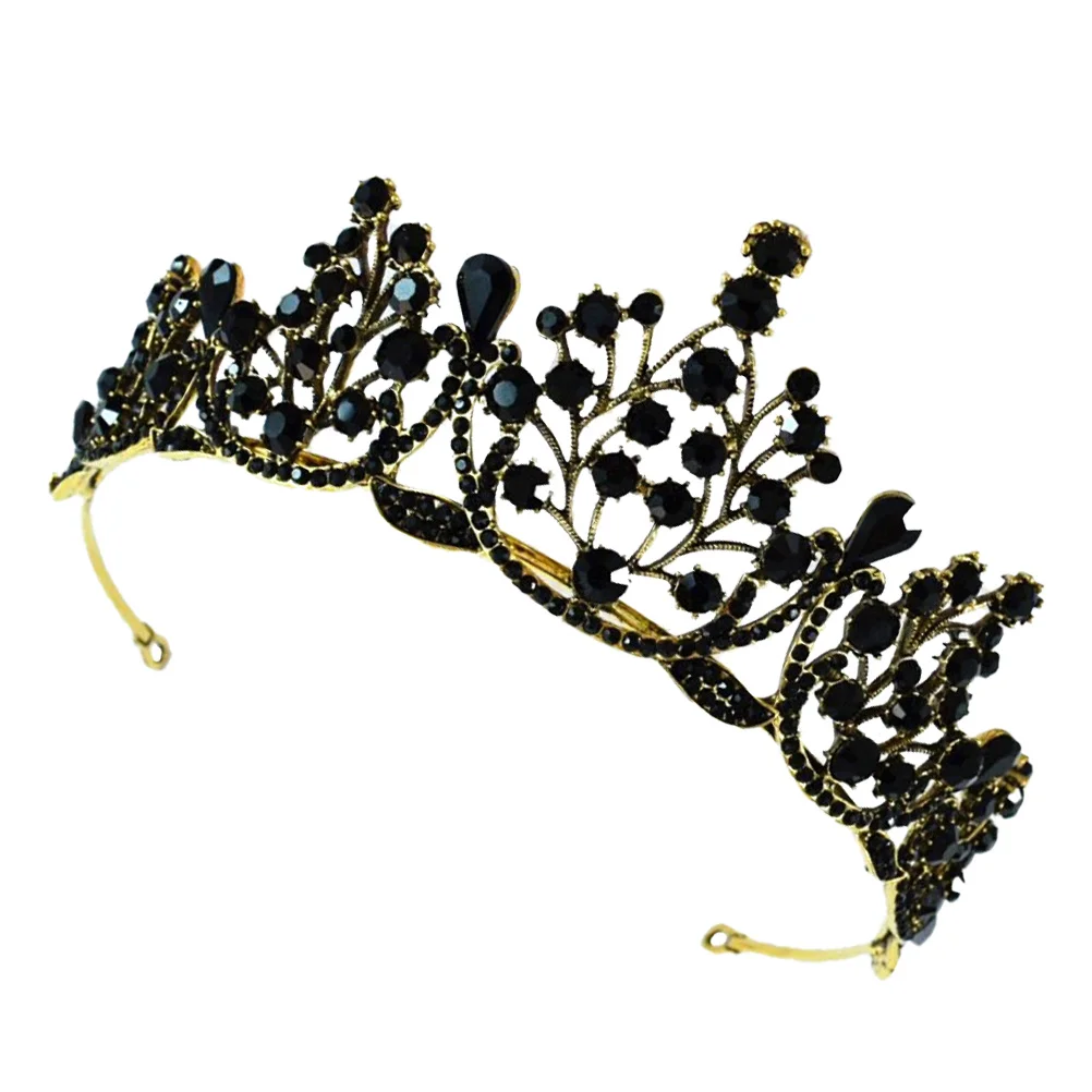 

Baroque Crown Bridal Vintage Tiara Headwear Bride Hair Accessories Dress Wedding Party Headdress Headband