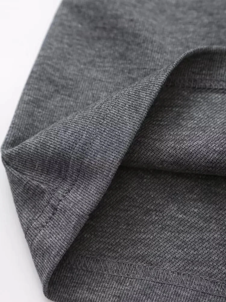 HH Women Fashion Basics Solid shirt Pant Sets Short Sleeve O Neck T-Shirts Elastic Waist Side Hem Zipper Trousers Suit