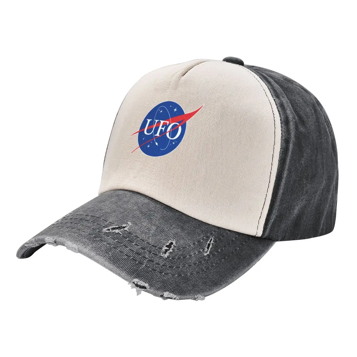 Funny UFO Logo. Baseball Cap sun hat Uv Protection Solar Hat Women's 2024 Men's