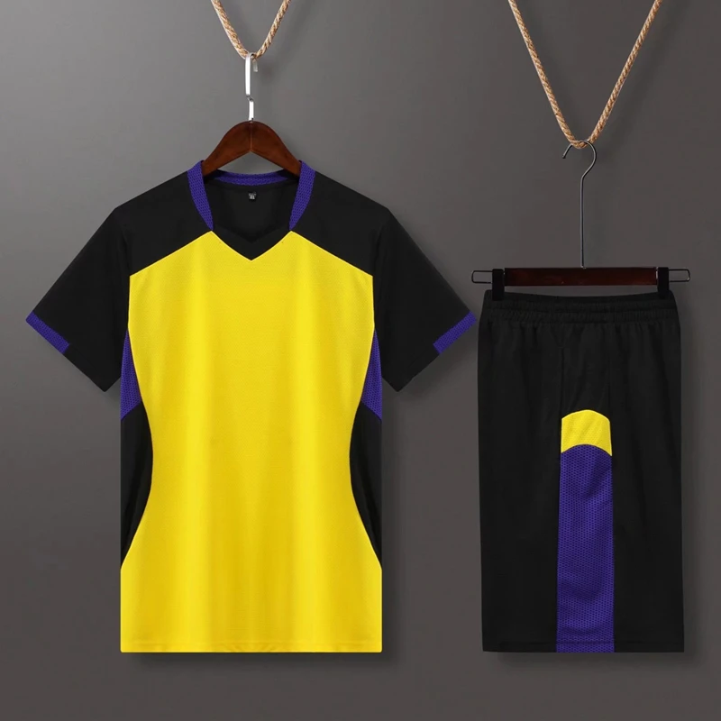 Short Sleeve Volleyball Uniform Men Volleyball Shirt Pocket Shorts Kit Training Wear Jersey Running Set Track Suit volleyball jerseys men running sportswear