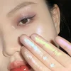 Diamond Glitter Monochrome Eyeshadow Palette Discoloration Eyeshadow Highlighter Sequins Waterproof Lasting Eyes Makeup Pigments 6
