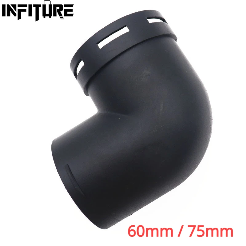 60mm 75mm Car Warm Air Vent Ducting Pipe Elbow Outlet Connector joiner For Webasto Eberspaecher Diesel Parking Heater Accessory air diesel heater duct pipe