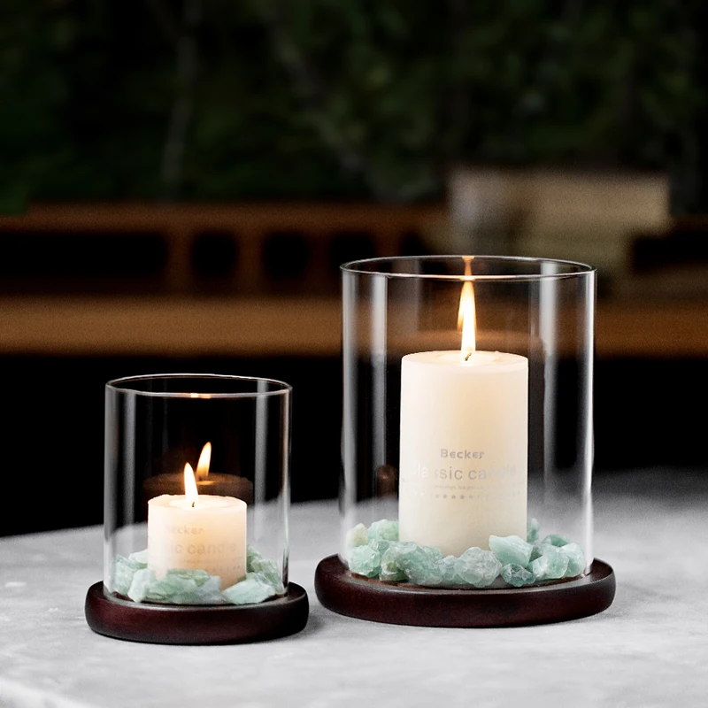 

Glass Small Candle Holders Outdoor Birthday Modern Ideas Simple Pillar Candle Holders Romantic Decoration Chambre Room Furniture