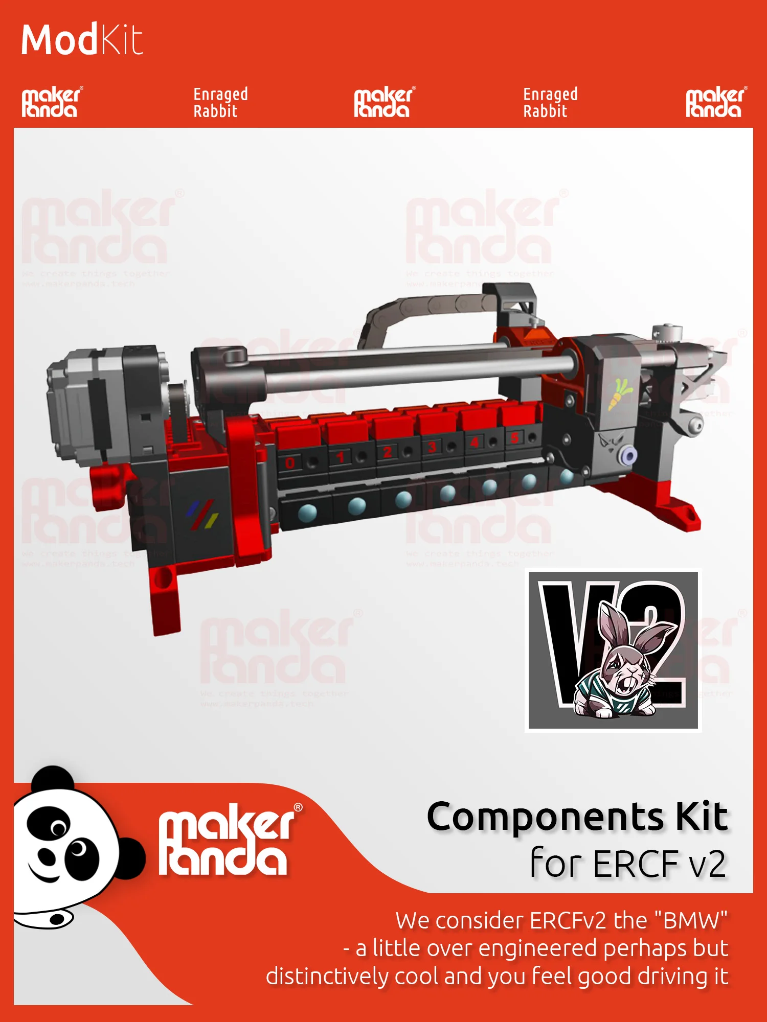 MakerPanda ERCF v2, набор компонентов для подачи моркови для кроликов