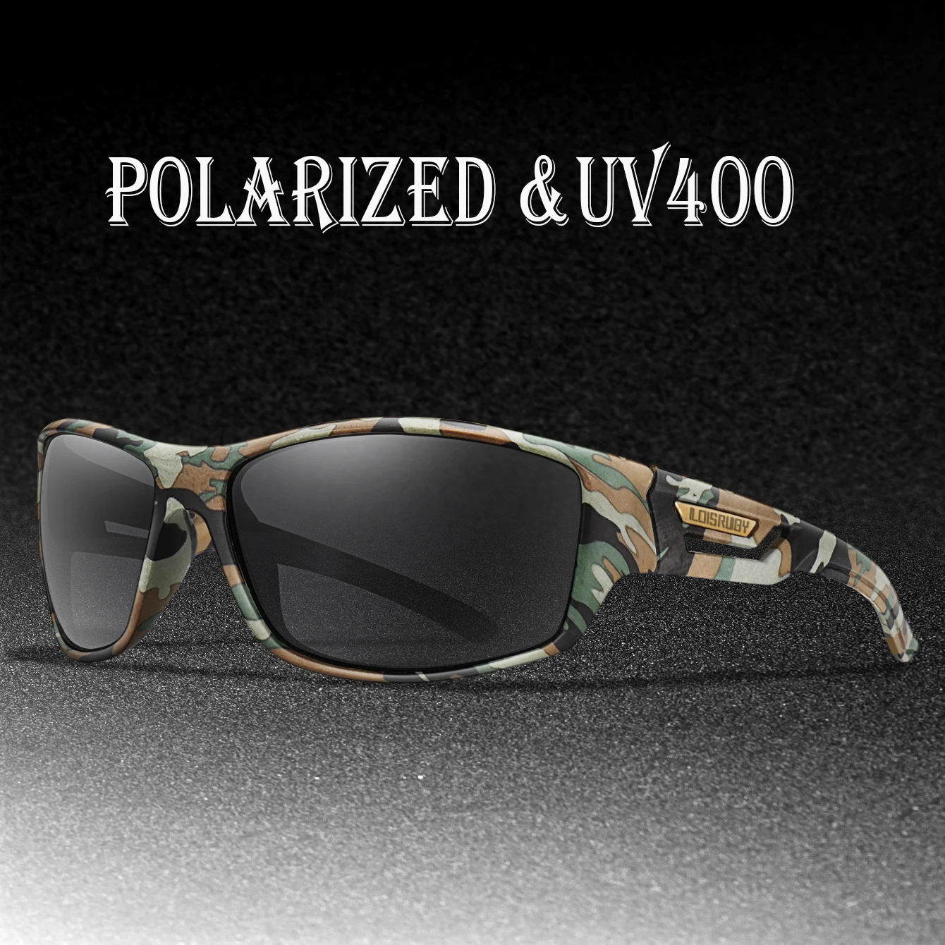 Camo Sunglasses UV400 Polarized For Cycling Running