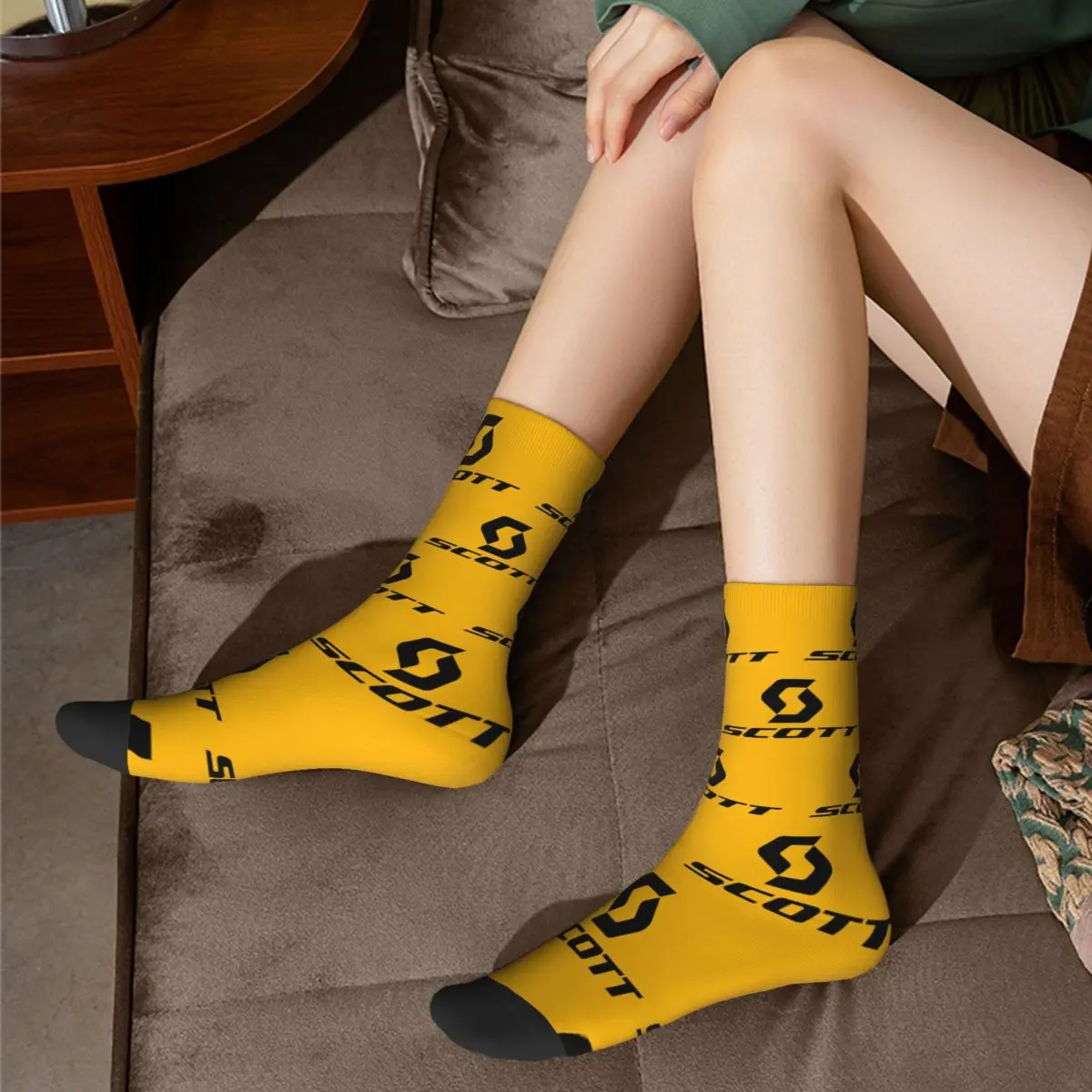 Scott Bike Logo Socks Harajuku Super Soft Stockings All Season Long Socks Accessories for Unisex Birthday Present
