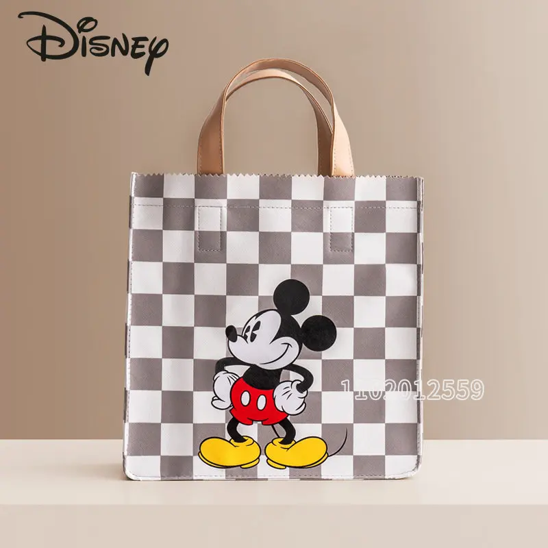 Disney Mickey's Original New Women's Handbag Cartoon Fashion Women's Shoulder Bag Large Capacity High Quality Storage Tote Bag