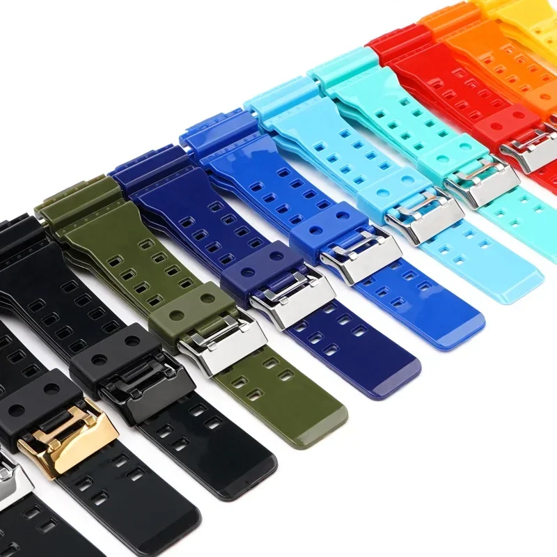 Replacement Resin Silicone Bezel Watch Band