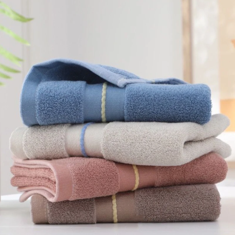 Lengthened Bath Towel Cotton Adult Plus Size Thickened large body bath towels Absorbent Soft Big Towel Bathroom supplies 40*90cm
