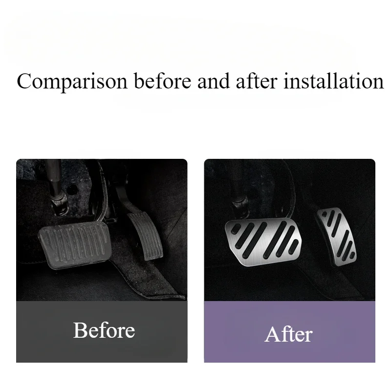 For BYD Song Pro DMI Special Accelerator Pedal Interior Protection Anti-scratch and Anti-skid Brake Pedal Car Supplies