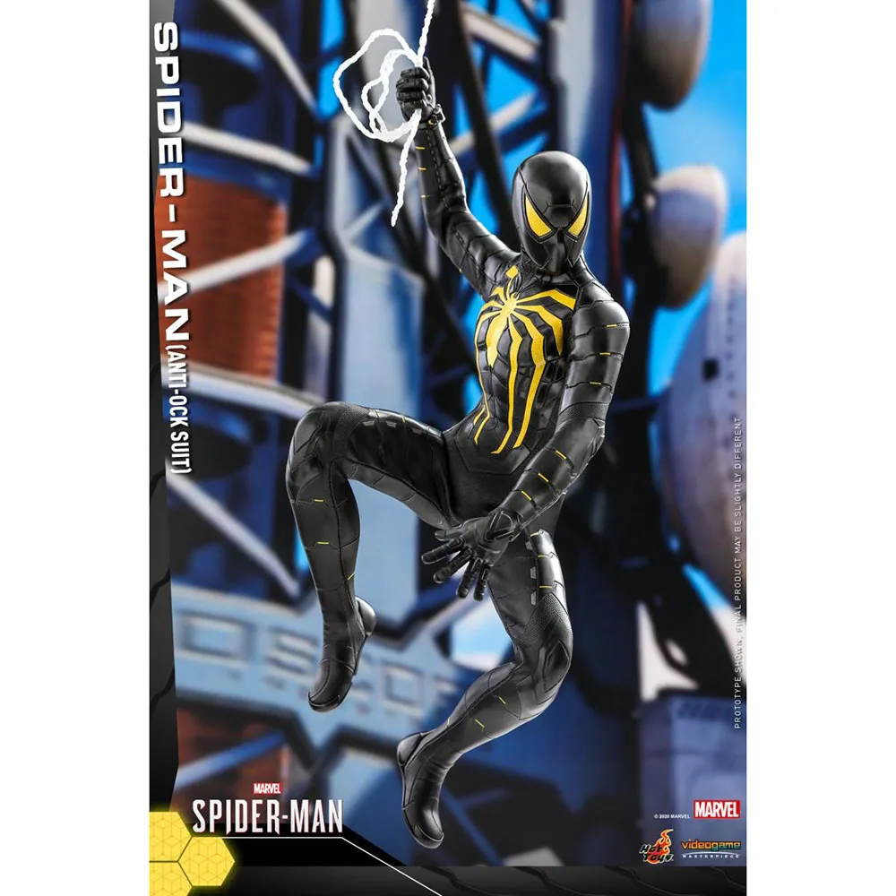 

In Stock Hottoys HT 1/6 Spider-Man Anti Ock Suit PS4 Game Version VGM44 Original Genuine Action Figure Collectible Toys 30Cm