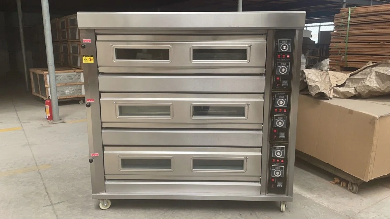 3 Deck 6 Trays Electric Bread Baking Oven Microwave Oven Bakery Oven 6