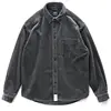 Men's Autumn Winter Corduroy Shirt Workwear Stylish Baggy Designer Clothing Vintage Fashion Luxury Cargo Long Sleeves Outerwear 3