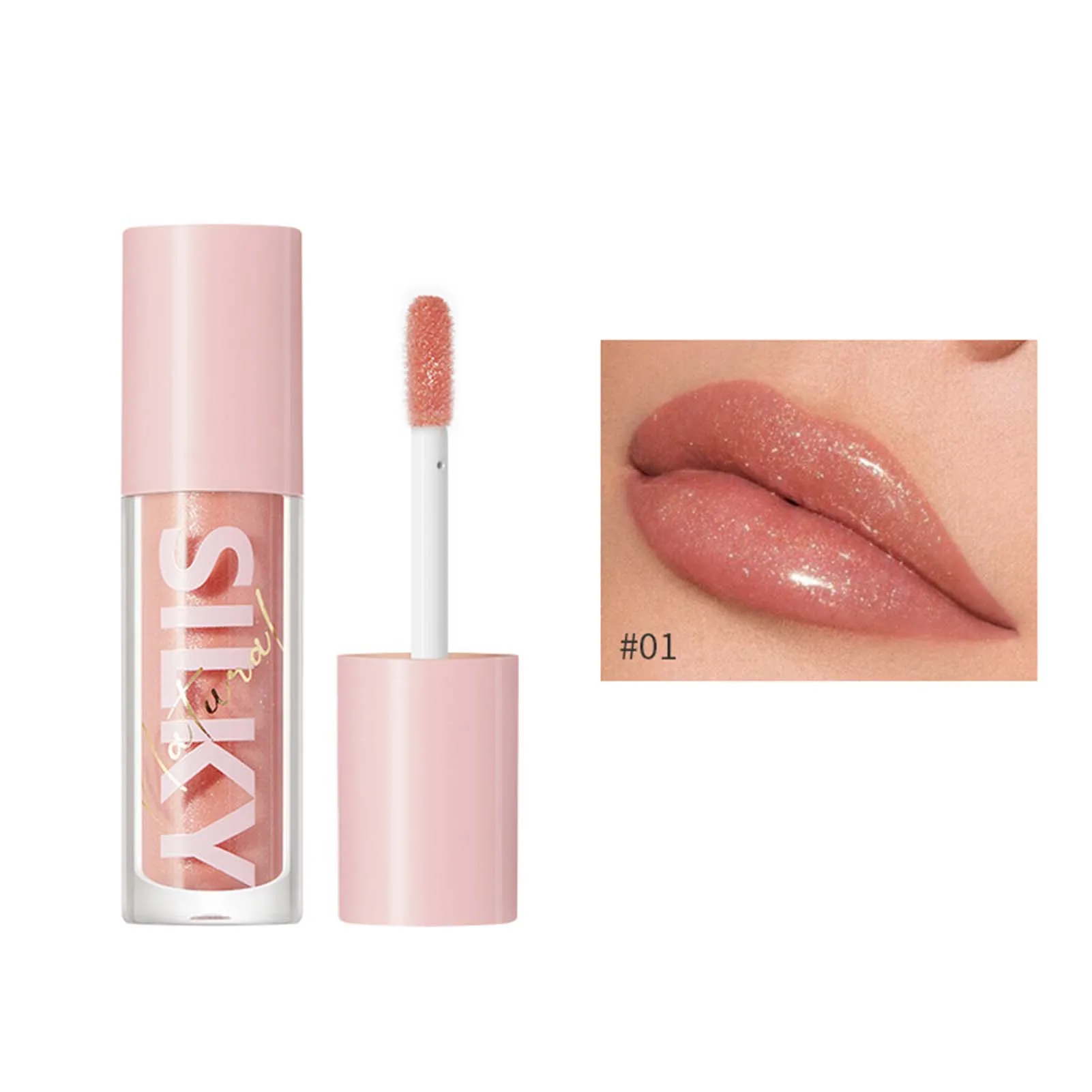 

Mirror Lip Glaze Non-Stick Cup No Fading Lip Gloss Birthday Gift 16 Color Clear Moisturizing Lip Gloss