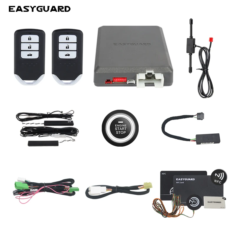 

EASYGUARD PLUG & PLAY PKE Дистанционное пусковое устройство со стандартным стартером для запуска ключей автомобилей Honda Accord 7 и 8, SPIRIOR,ELYSION,Odyssey,Crosstour