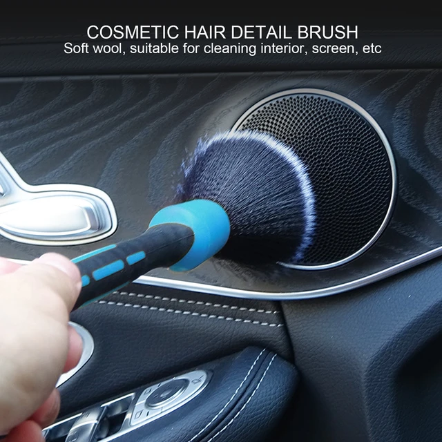 Car Wash Brush Kit Extended Removable Brushes Car Cleaning Tools Dashboard  Rim Brush Head Super Coche Detailing Coche - AliExpress