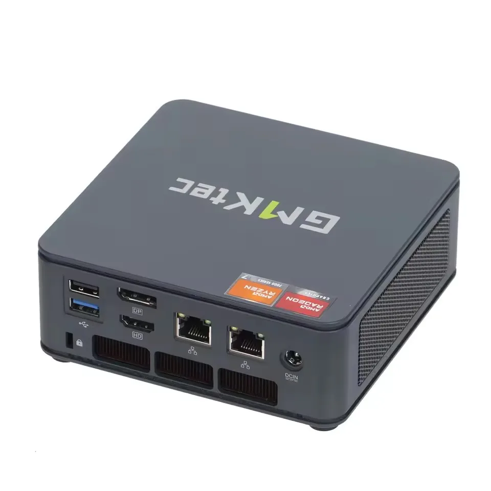 GMKtec Nucbox Mini PC Gamer K6 M6 AMD Ryzen 7 7840HS R5 6600H USB4 2*DDR5 2*PCIE 2*2.5G NUC Desktop Computer Windows 11 WiFi6E 4