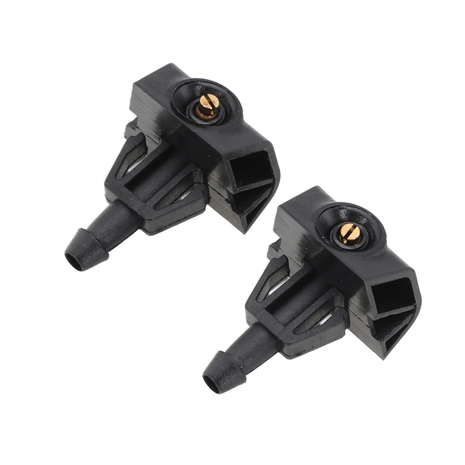 

2Pcs Plastic Black Windscreen Washer Jet Nozzle 28932BA61A For Nissan For JUKE F15 2015-2018 Front,Left,Right Windscreen Wipers
