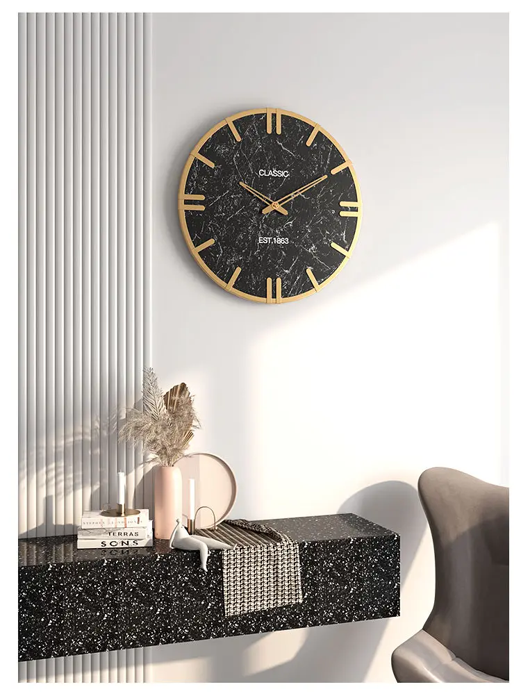 2022 New Living Room Decoration Clocks Home Decor Wall Watch Modern Light Luxury Creative Wall Clock Simple Clock