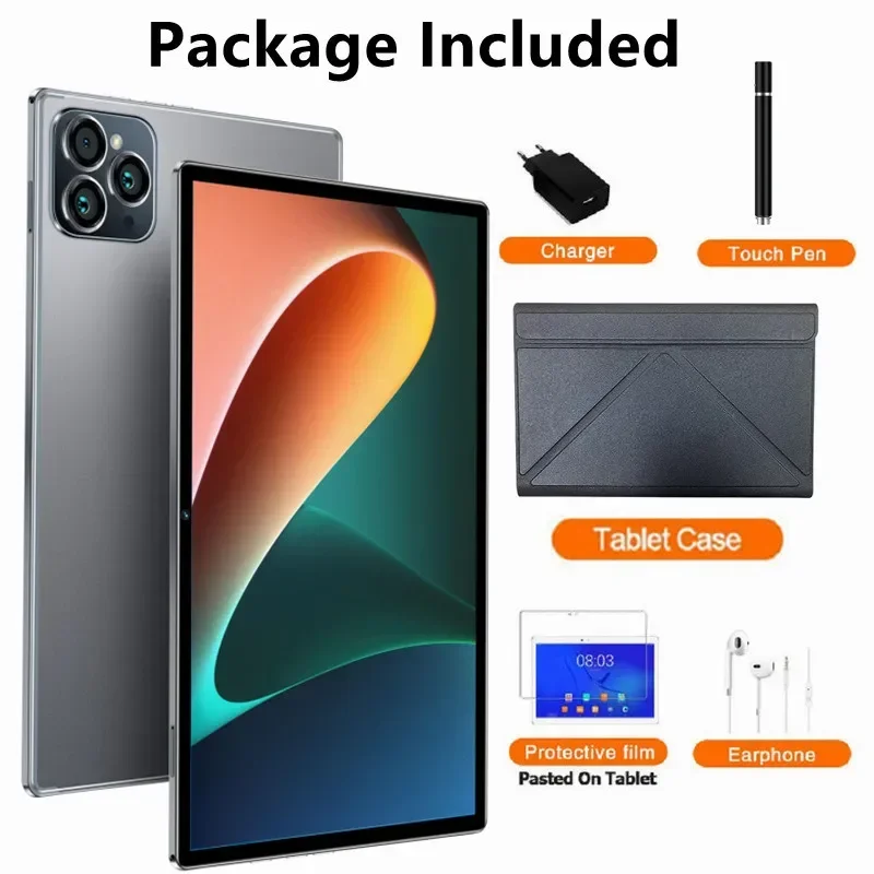 thumbnail image 1 of Tableta Mate Pad 11 nueva de 2024 con Android 12, 16 GB + 1 T, 11 pulgadas, HD, Snapdragon 870, 10 núcleos, 5G, tarjeta SIM dual o Wifi, WPS, GPS, tabletas, 1 of 5