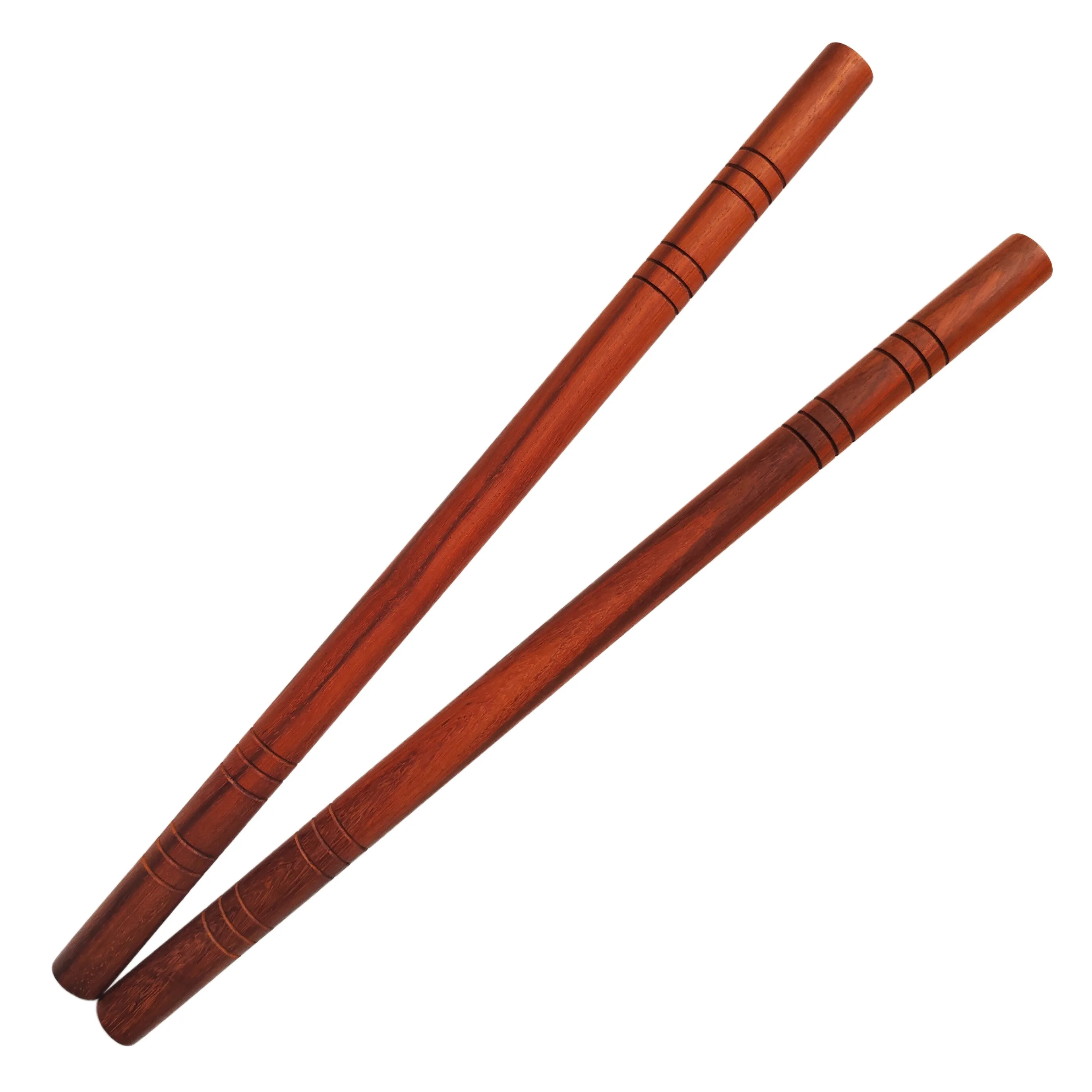 Kun Master Rosewood Staff Sticks Escrima Practice Training in Martial Arts Kungfu and Karate
