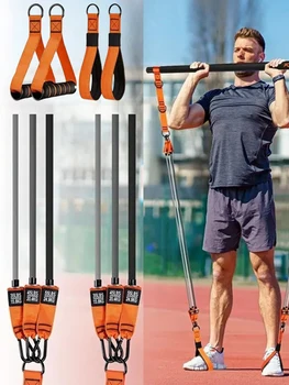Pilates Workout Equipment & Resistance Bands Portable Weighted Exercise Pilates Bar for Home Gym Fitness Yoga Strength Training 1