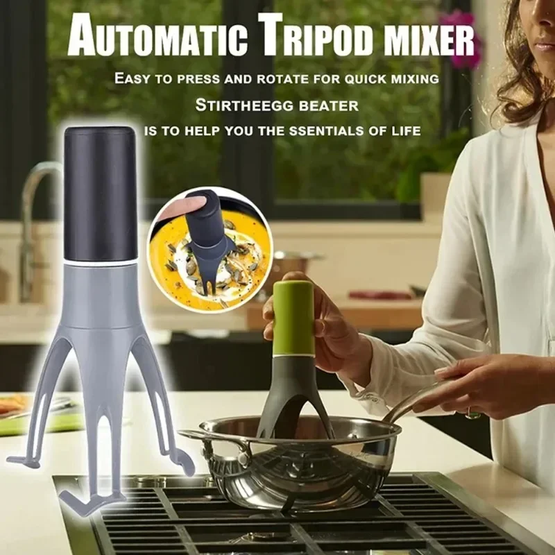 Electric Egg Beater Auto Whisk Stirrer Automatic Pan Stirrer Cooking Kitchen Blender Food Mixer Kitchen Cooking Utensil
