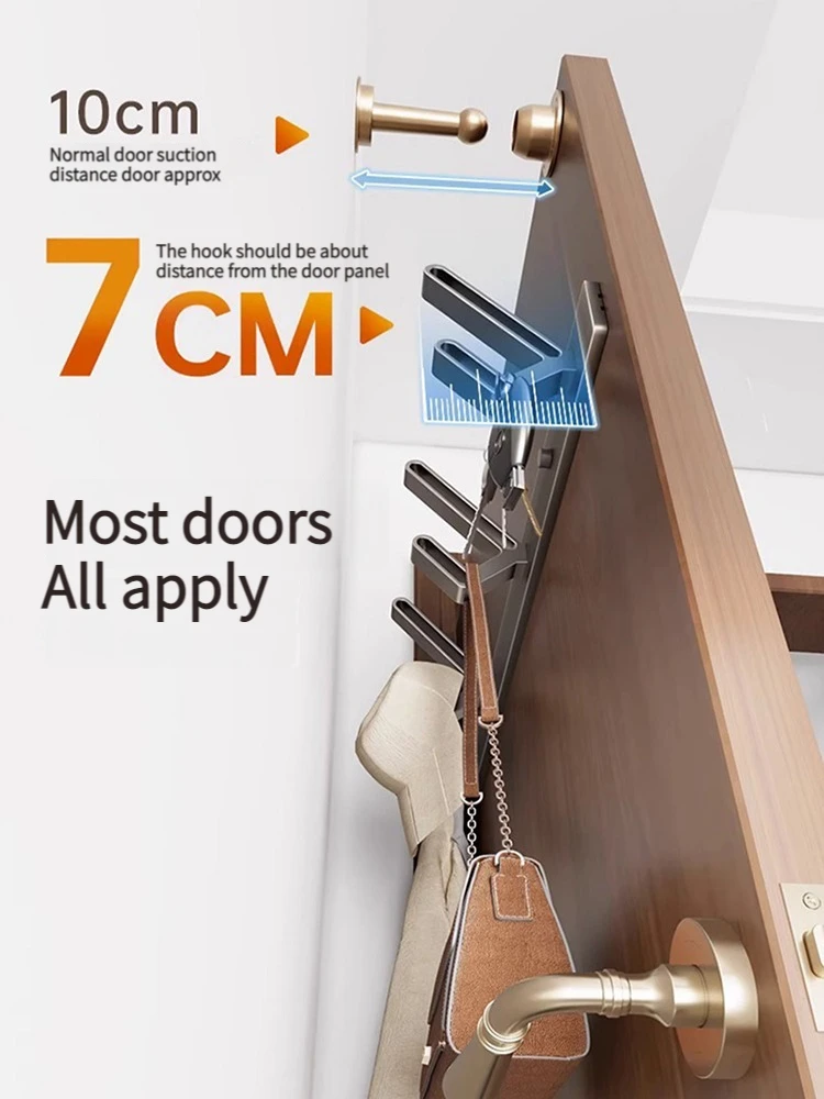no drill hook wall hook clothes hook bathroom toilet space aluminum hanging on the wall door hanger 2
