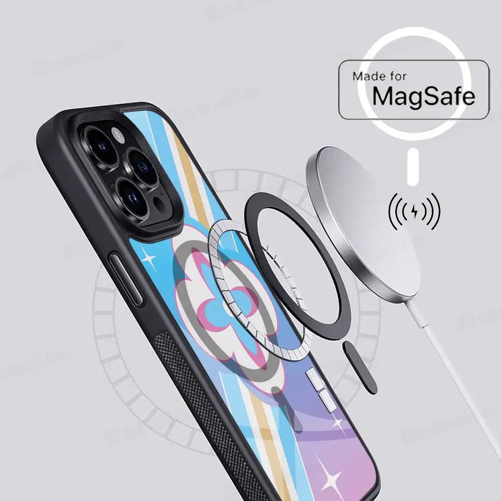 Honkai Star Rail Inspired Magnetic Phone Case with Wireless Charging Compatibility