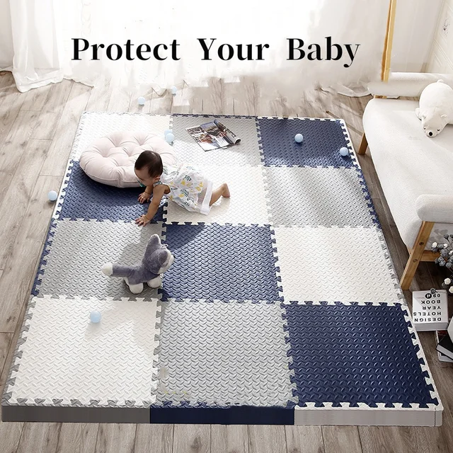 16pcs 30*30cm Puzzle Mat For Children Thick Baby Play Mat Kids Carpet Mats EVA Foam Rug Children Room Activities Mat For Baby 2