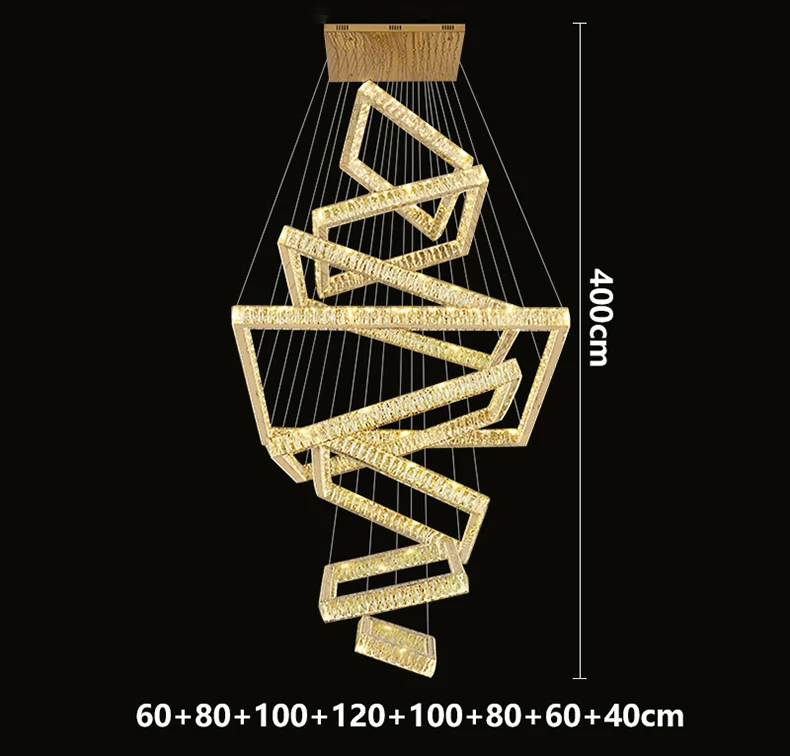 Description Picture 6 of itemhome decorationPendant lights, luxury crystal living room chandelier, dining room Pendant lamp, ceiling light, indoor lighting