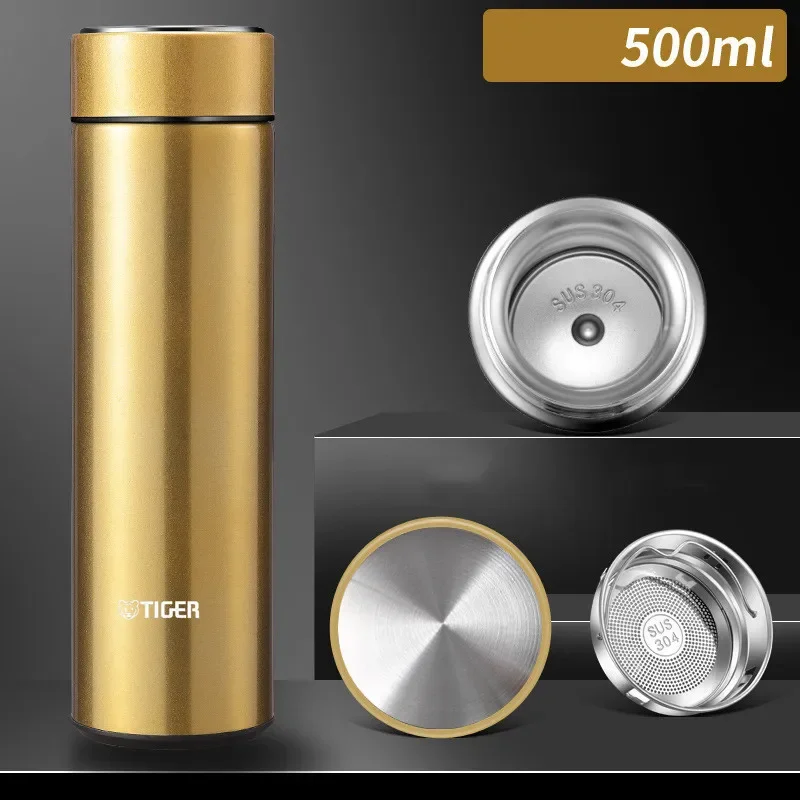 Tiger 304 stainless steel gift straight cup insulated cup outdoor business car portable tea making water