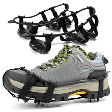 

24 Teeth Ice Gripper For Shoes Women Men Outdoor Climbing Ice Claw Anti-skid Mountaineering Tools Snowfield Crampon Hiking New