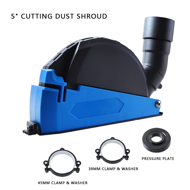 

Universal Surface Cutting Slotted Dust Shroud For 100/125 Angle Grinder 4 Inch to 5 Inch Dust Collector Attachment Cover Hood