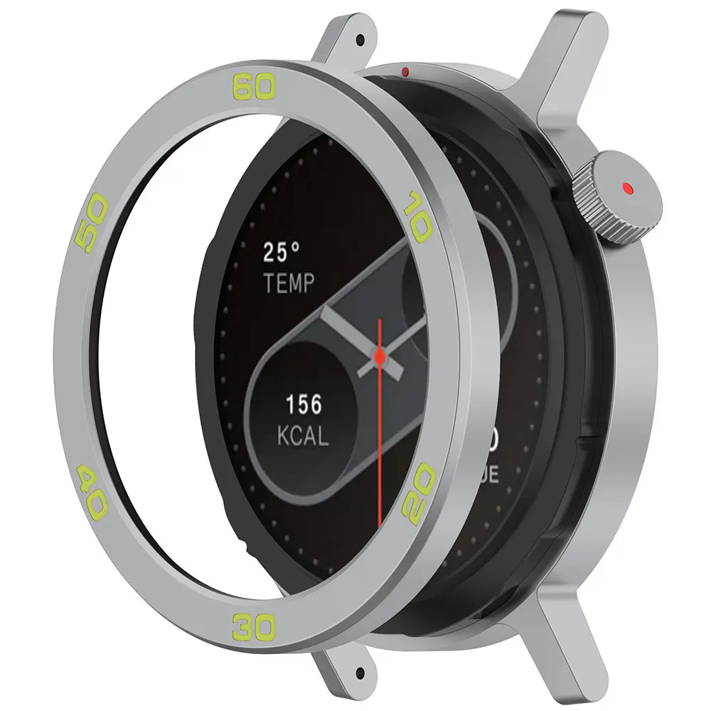 Enhanced Metal Bezel Ring with Tempered Film