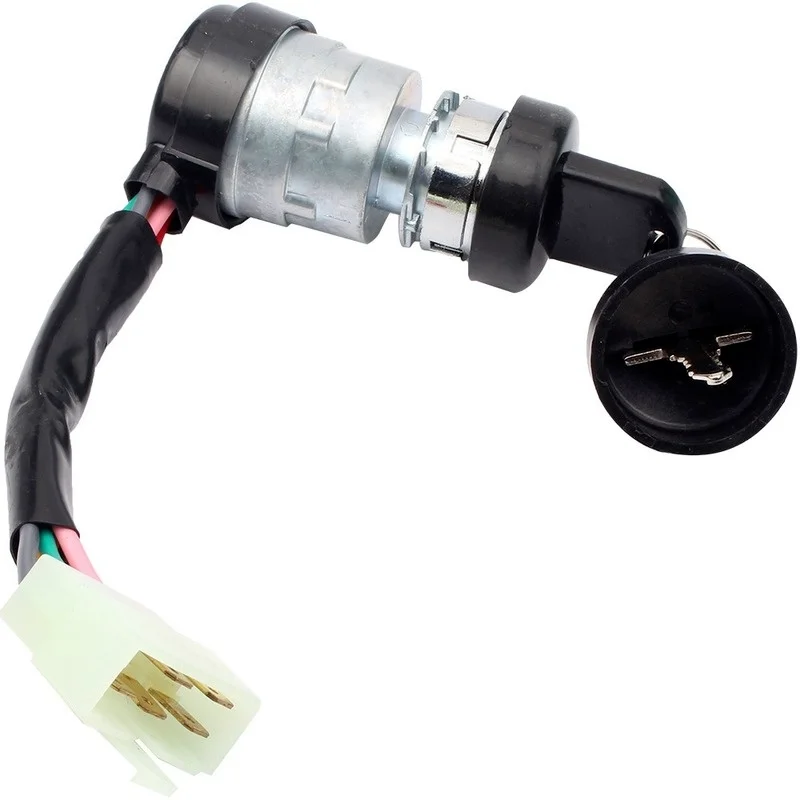 Universally 5 Wire 5 Pin Ignition Key Switch Start Lock with 2 keys Waterproof 4 Stroke Motorcycle Dune Buggy ATV parts moped