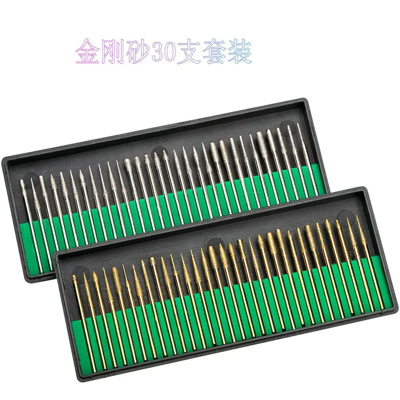

30 pcs Nail Art Electric Drill Bits Polishing Grinding Head Replacement Manicure Pedicure Machines Set for nail DIY Tool