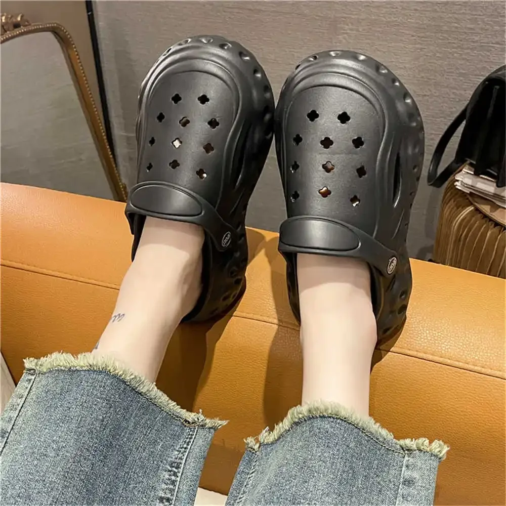 여성용 플랫폼 위장 부츠, 블루 샌들, 여성 신발, 휴식 슬리퍼, 스포츠 팩토리, 침실