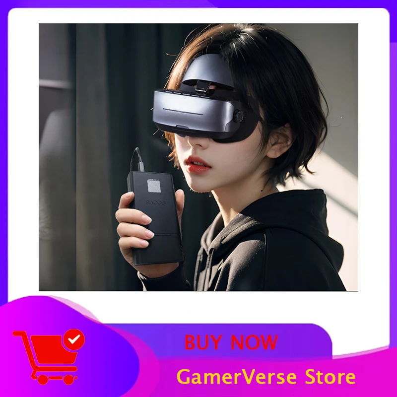 Goovis CPS20 Wireless Cast Adapter & Powerbank Base — Portable Wireless Screen Projector for Headset Displays (Goovis, Rokid, XREAL)