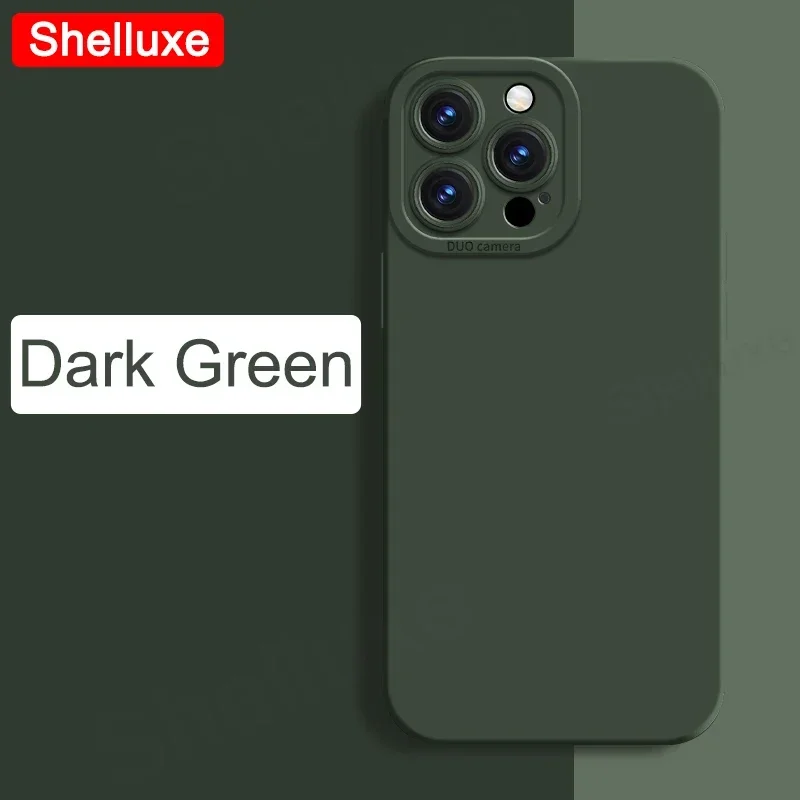 Premium Liquid Silicone Square Soft Case - Shelluxe Series