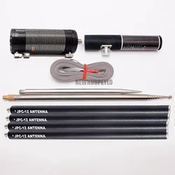 Pac-12 Shortwave Antenna Compact Edition Portable Multiband Vertical   Gp with Slide Regulator