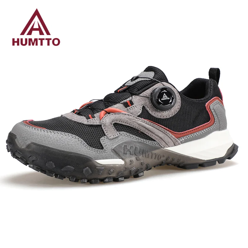 

HUMTTO Breathable Shoes for Men Luxury Designer Men's Sneakers Anti-slip Sports Hiking Boots Man 2024 Outdoor Trekking Sneaker