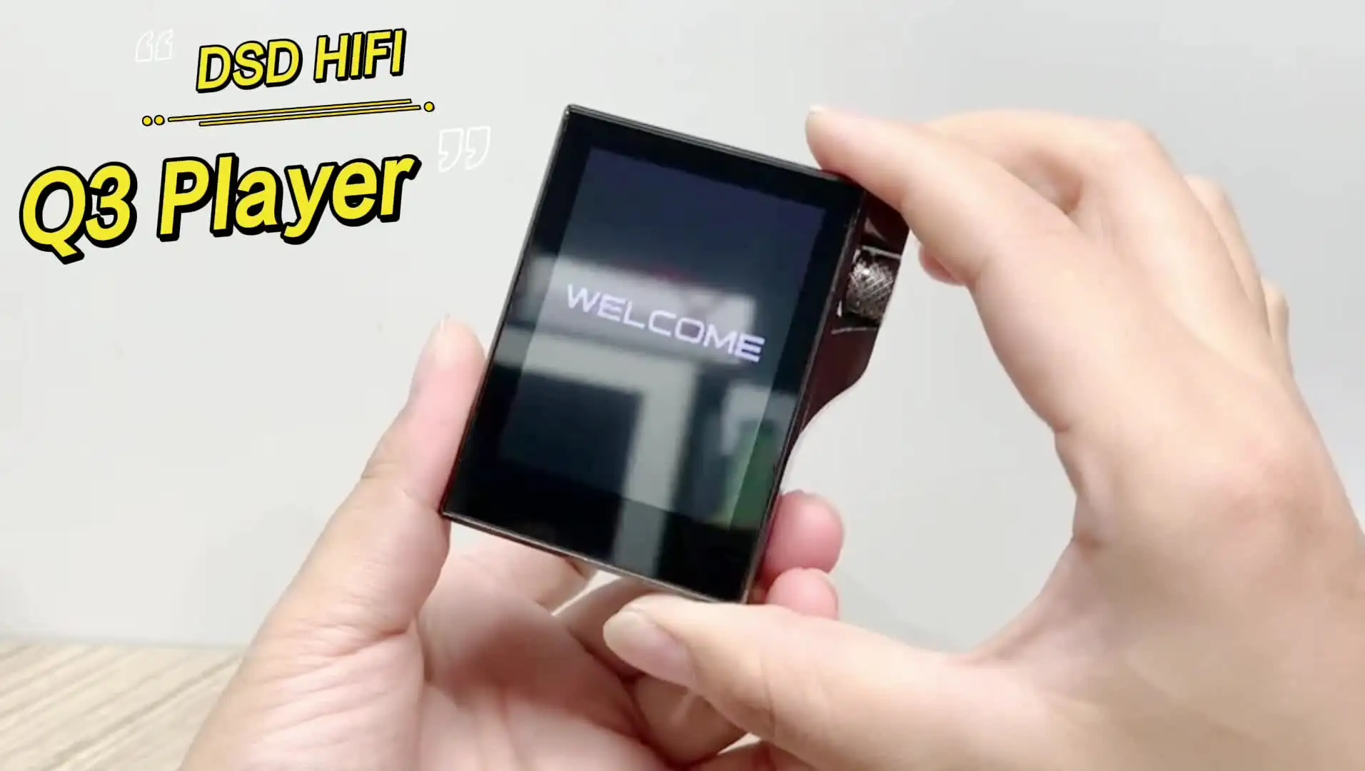 オリジナルQ3高解像度DSD256 MP3ハイファイプレーヤー、yophoonタッチ