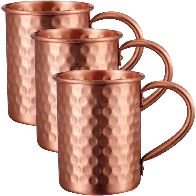 Solid Copper Cup-3PC