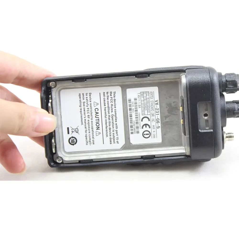 VX-231 VHF/UHF Portable Two Way Radio Replace for Vertex Standard VX-231 VX-261 VX-351 Walkie Talkie with Li-ion Battery Charger 4