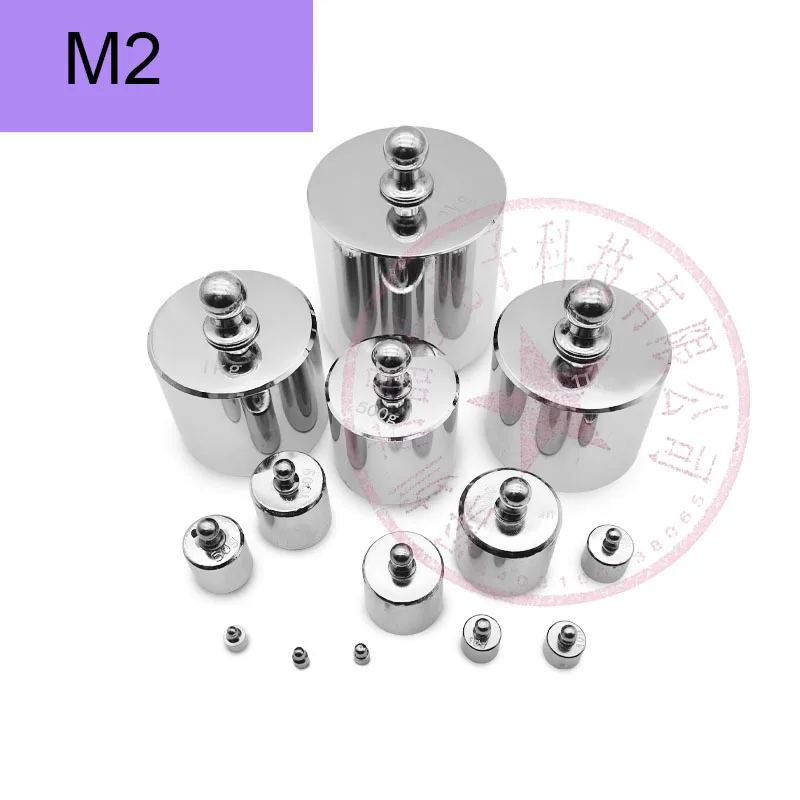 M2 Standard Weight 1g-2kg Stainless Steel Chrome Plated Electronic Balance Calibration Method