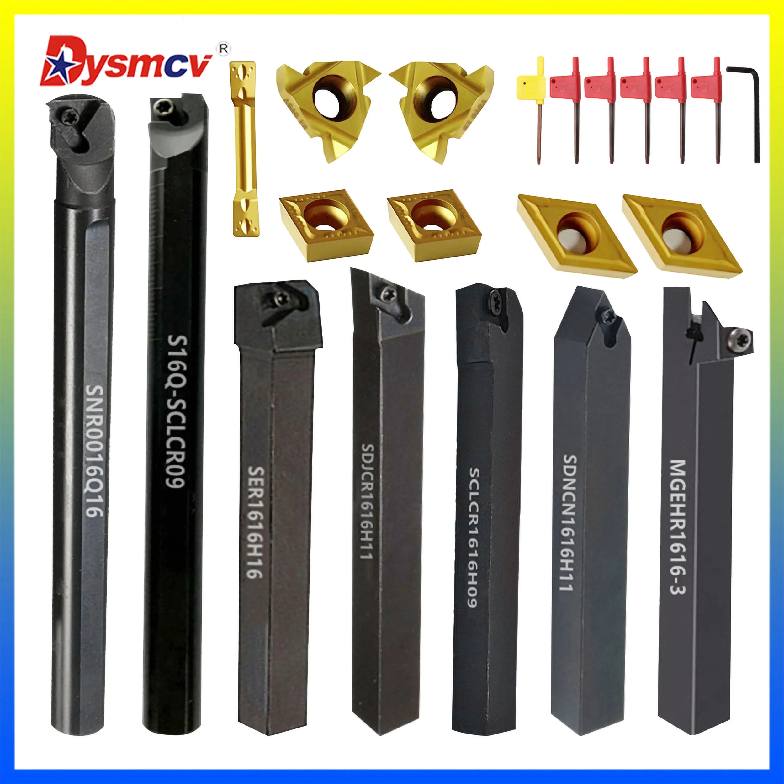 7Setsof16MMCNCLatheTurningToolHolderBoringBarwithApplicable