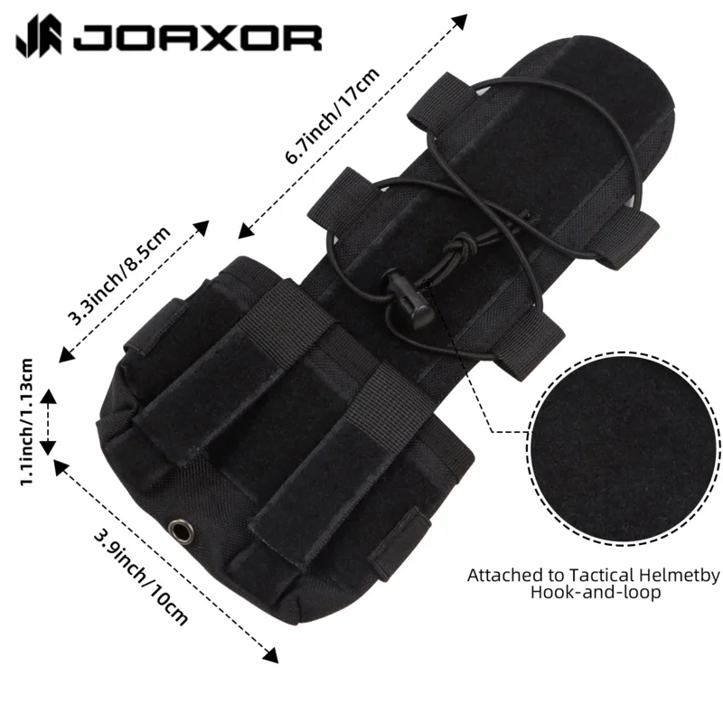 ATAIRSOFT Sac De Poids D'équilibrage Pour Casque Tactique Avec Cinq Compteurs Pour Casque Tactique OPS Fast BJ PJ MH (MCBK