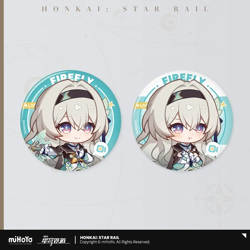Sunsyea Official Honkai Star Rail Merch From miHoYo Firefly Badge Anime Collection