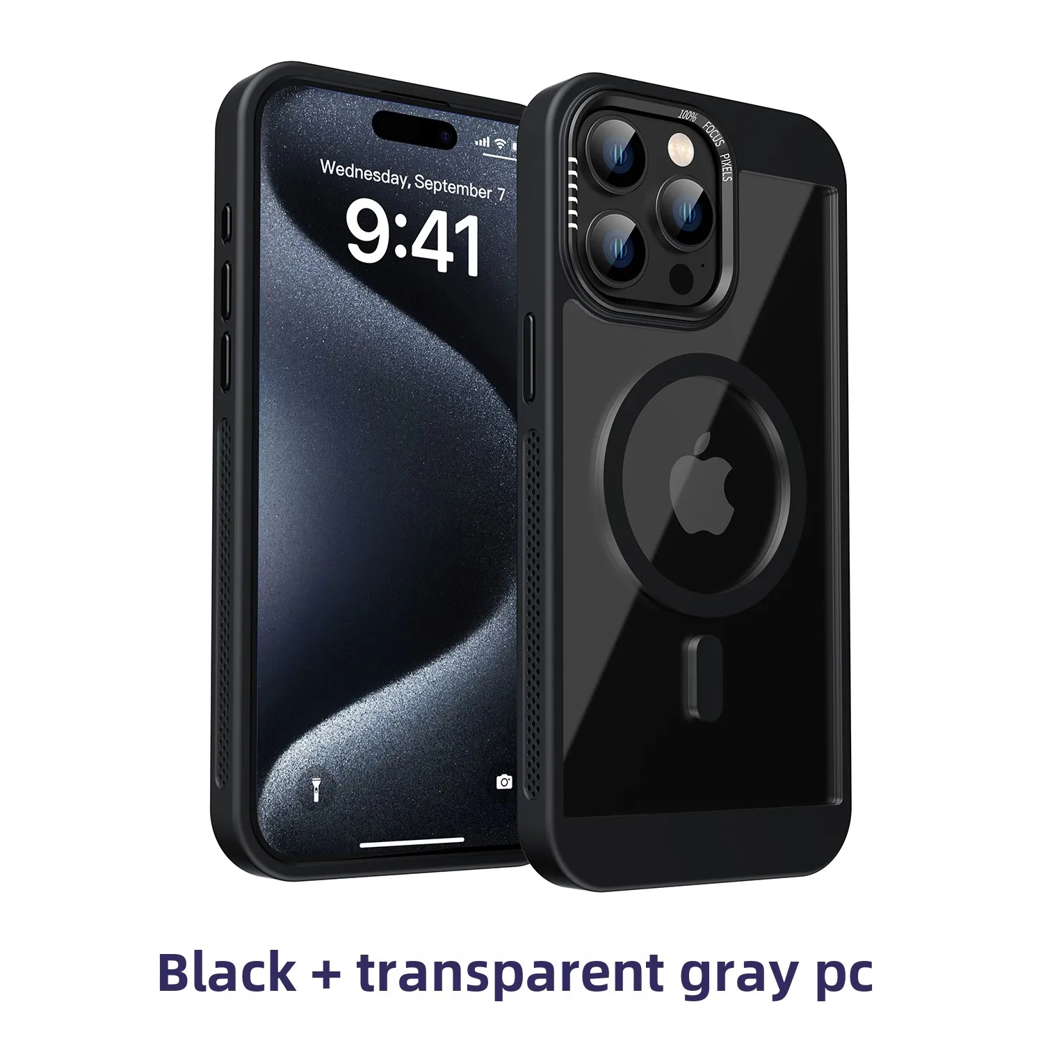 Étui de protection magnétique de luxe pour iPhone 16 15 14 13 12 11 Pro Max Plus, compatible Magsafe, coque translucide en acrylique